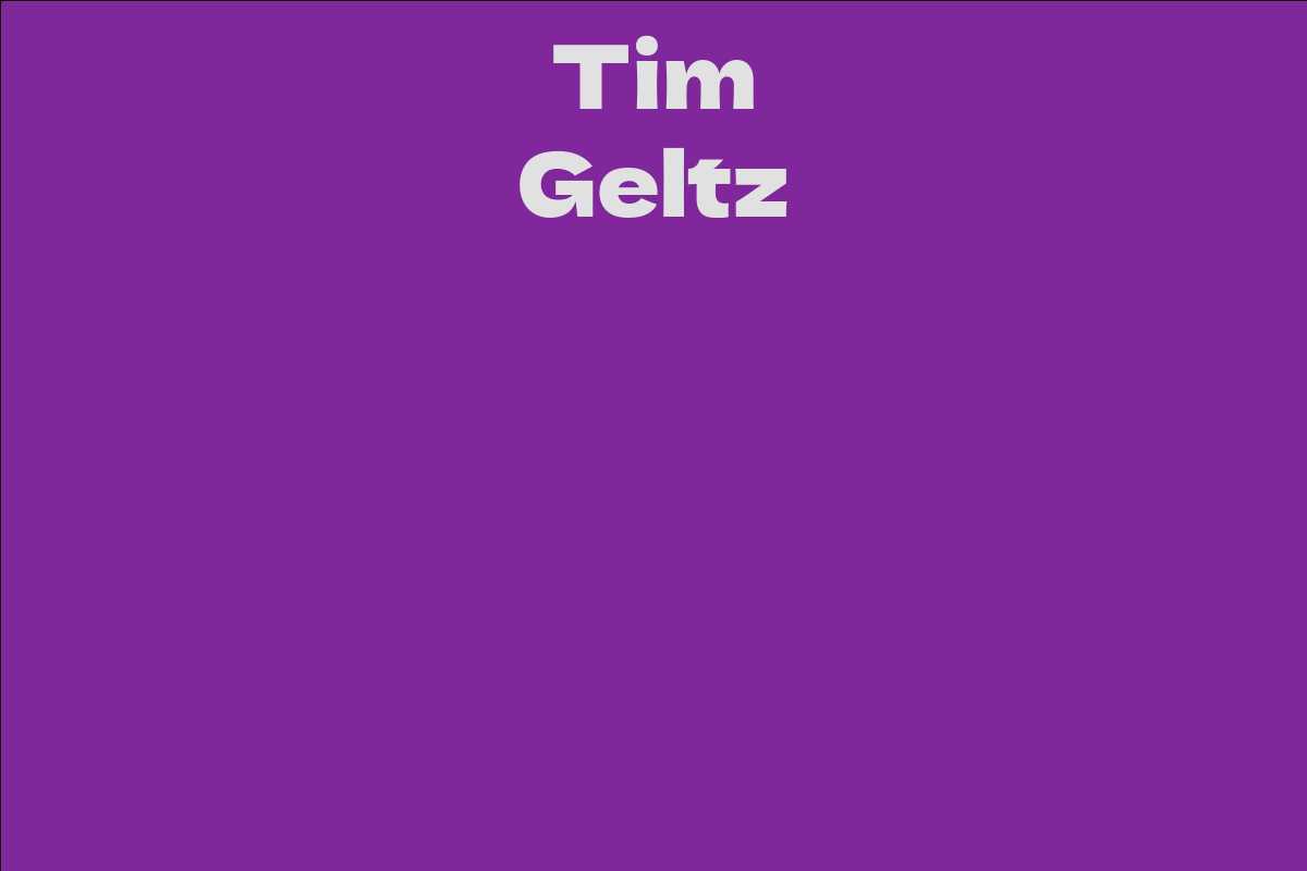 Tim Geltz