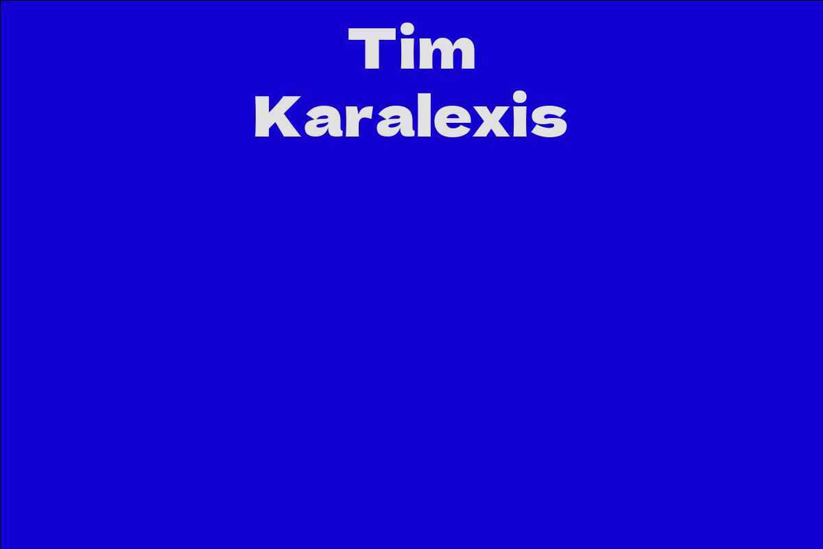 Tim Karalexis