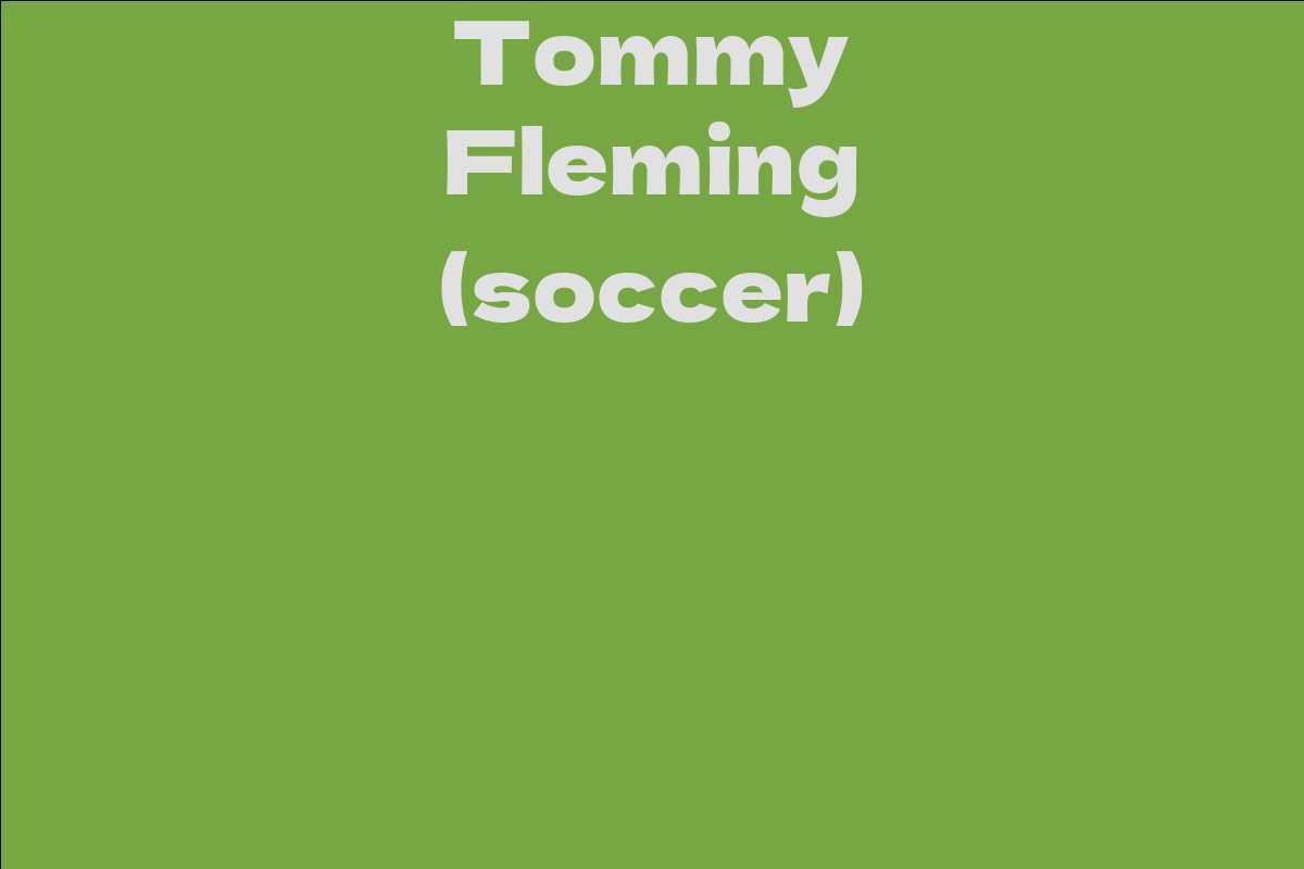 Tommy Fleming (soccer)