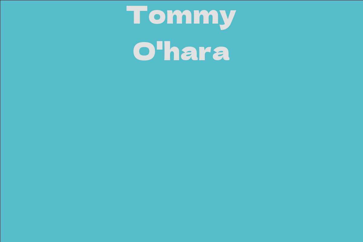 Tommy O'hara