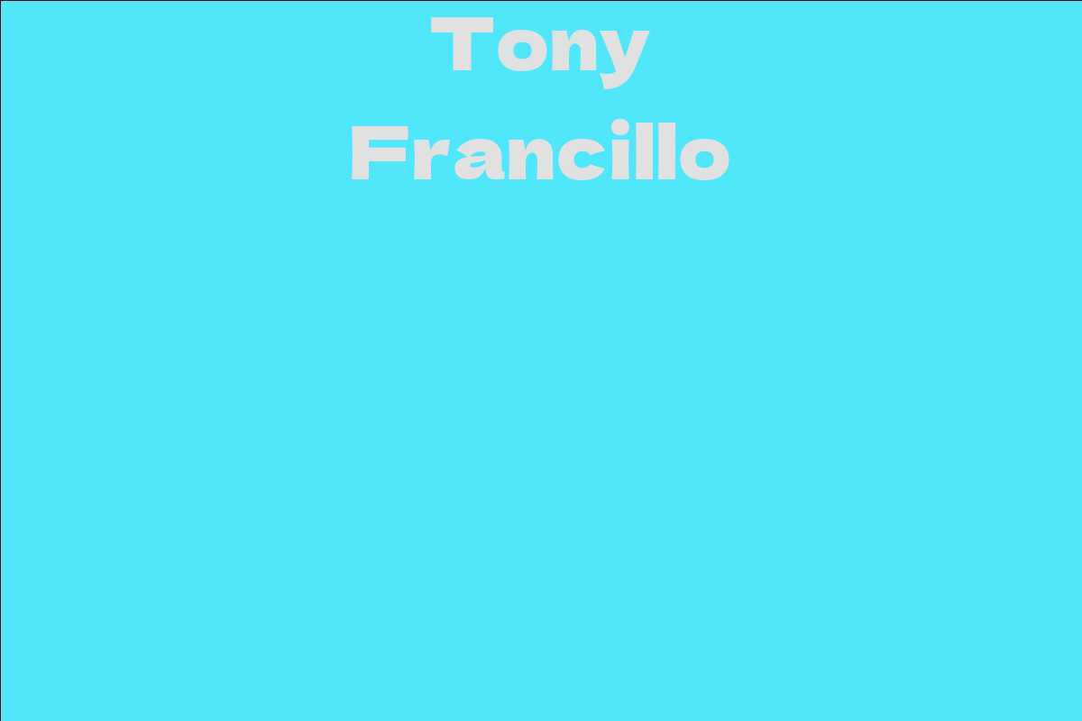 Tony Francillo