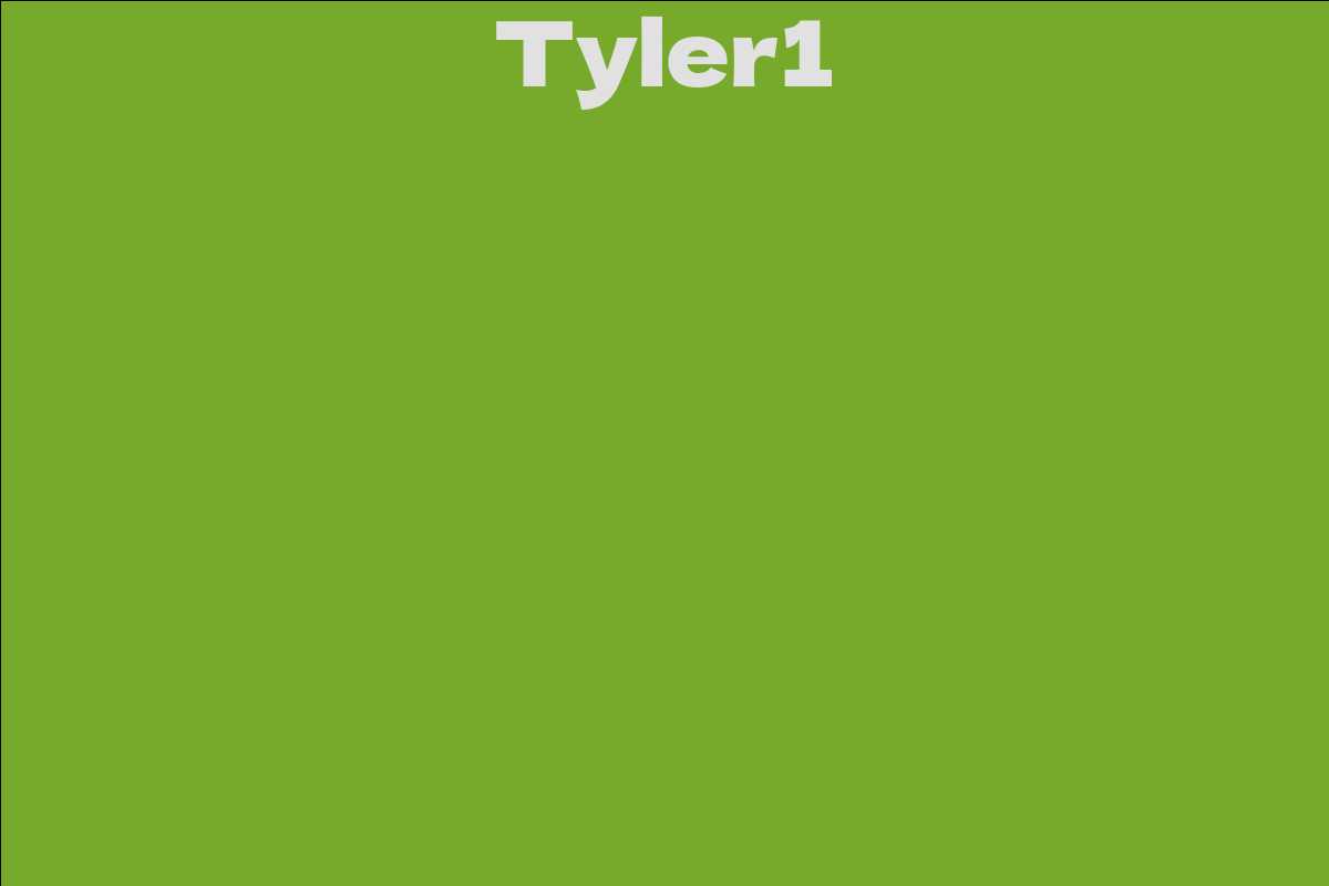 Tyler1 Facts, Bio, Career, Net Worth AidWiki
