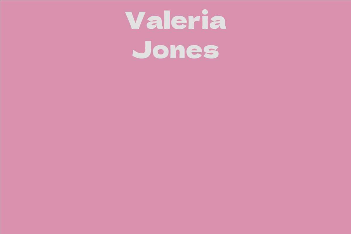 Valeria Jones