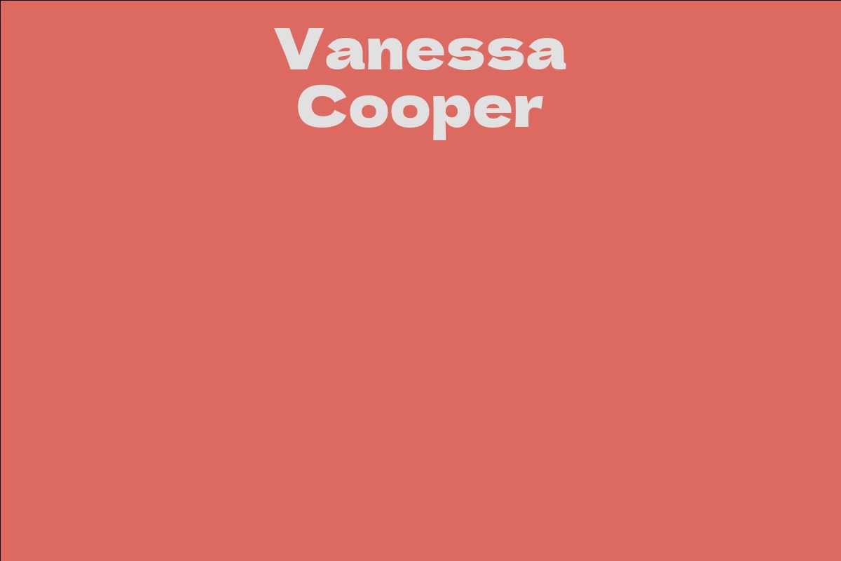 Vanessa cooper фото