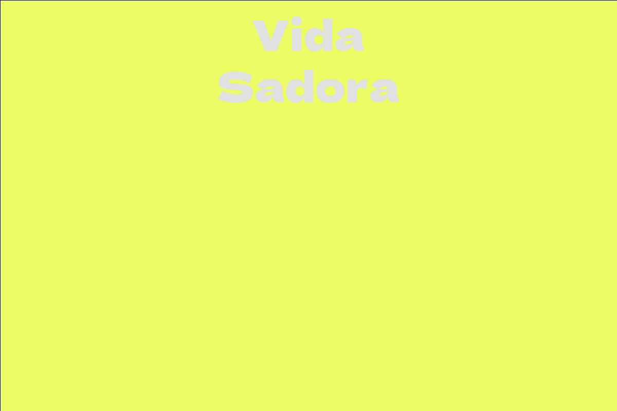 Vida Sadora