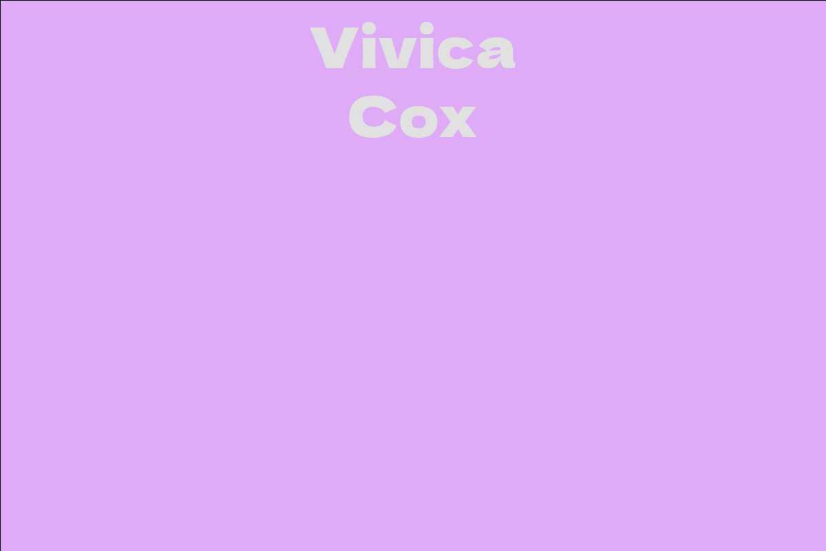 Vivica Cox
