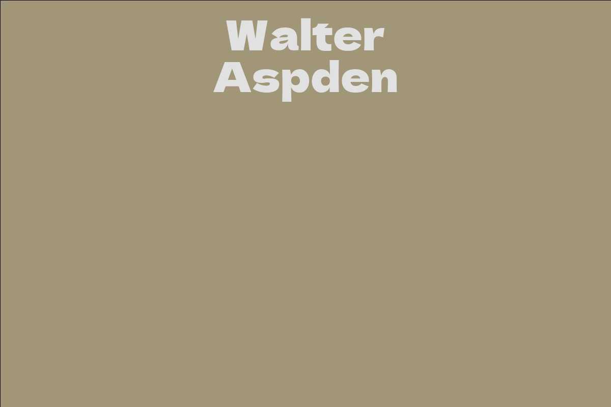 Walter Aspden
