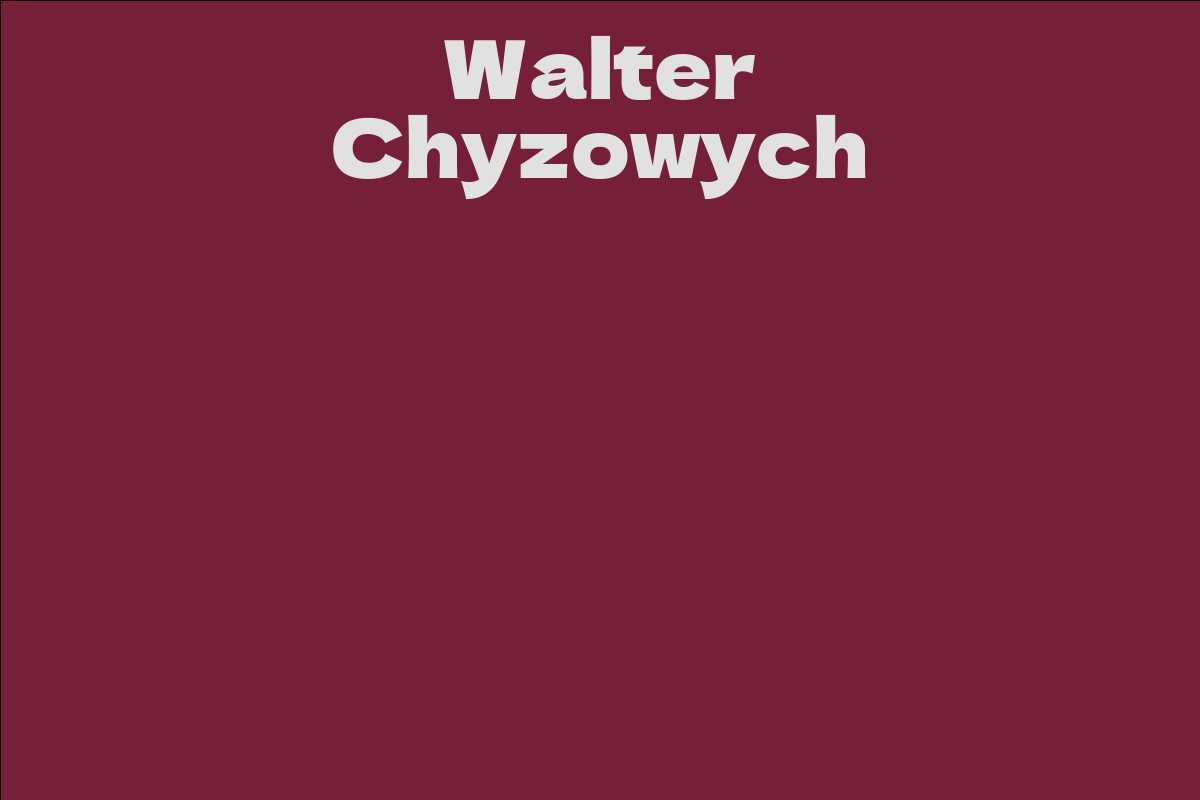 Walter Chyzowych