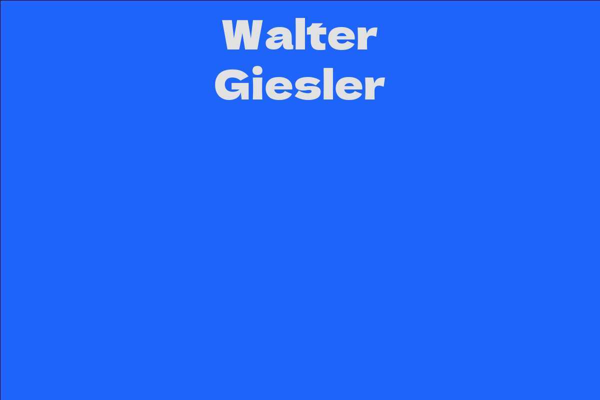 Walter Giesler