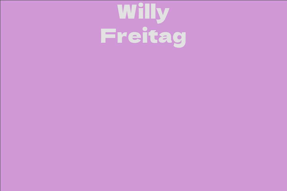 Willy Freitag