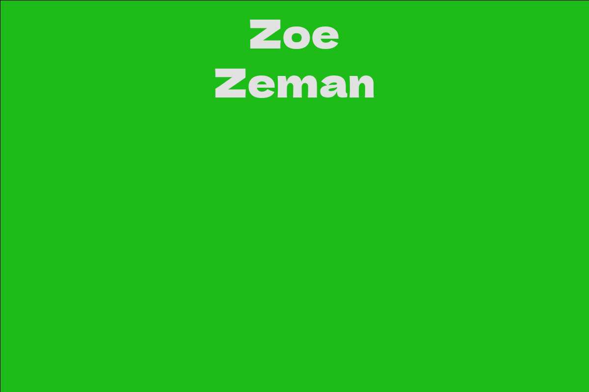 Zoe Zeman