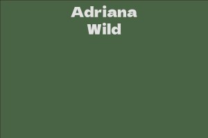 Adriana Wild