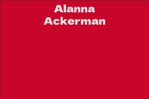 Alanna Ackerman