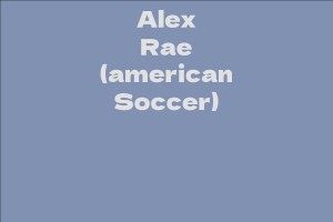Alex Rae (american Soccer)