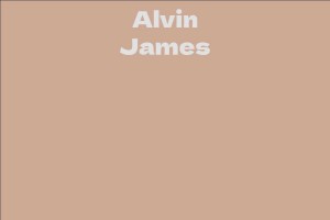 Alvin James