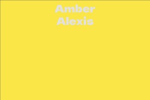 Amber Alexis