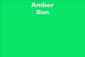 Amber Sun