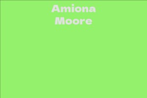 Amiona Moore