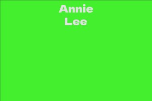 Annie Lee