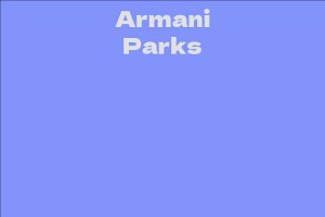 Armani Parks
