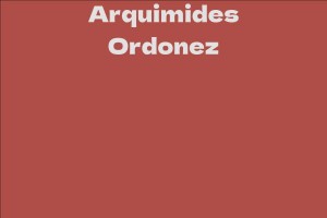 Arquimides Ordonez