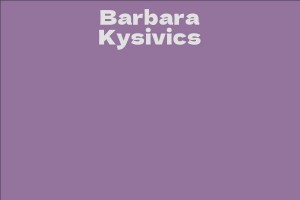 Barbara Kysivics