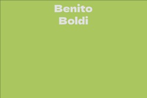 Benito Boldi Facts, Bio, Career, Net Worth AidWiki