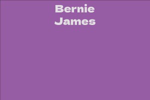 Bernie James