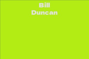 Bill Duncan