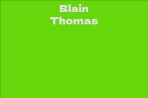 Blain Thomas