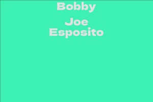 Bobby Joe Esposito