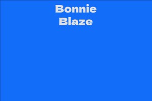 Bonnie Blaze