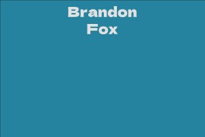 Brandon Fox