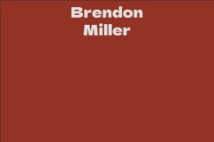 Brendon Miller