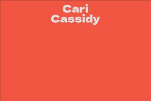 Cari Cassidy