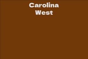 Carolina West