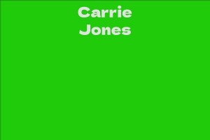 Carrie Jones