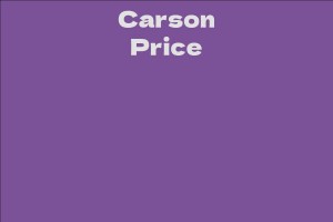 Carson Price