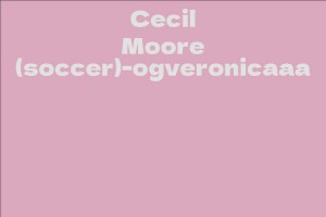 Cecil Moore (soccer)-ogveronicaaa