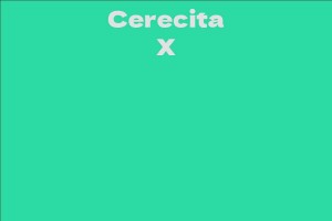 Cerecita X