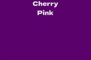 Cherry Pink - Facts, Bio, Career, Net Worth | AidWiki