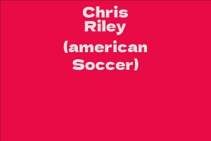Chris Riley (american Soccer)