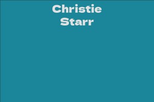 Christie Starr