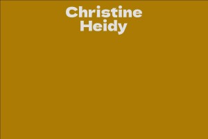 Christine Heidy