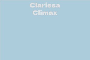 Clarissa Climax