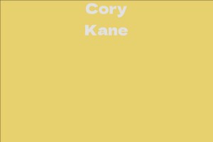 Cory Kane - Facts, Bio, Career, Net Worth | AidWiki