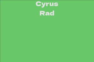 Cyrus Rad
