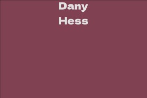 Dany Hess