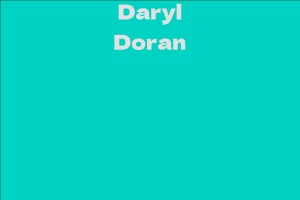 Daryl Doran Facts Bio Career Net Worth Aidwiki