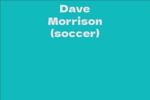 Dave Morrison (soccer)
